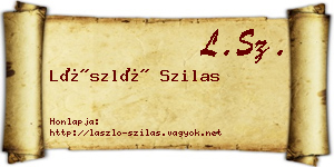 László Szilas névjegykártya